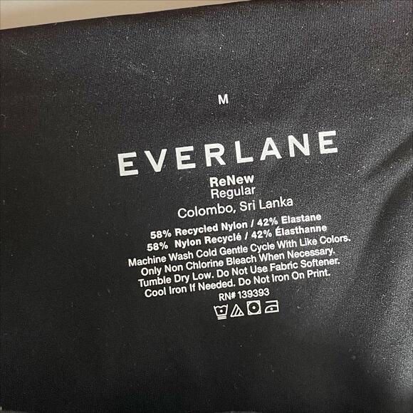 Everlane Womens ReNew Performance Leggings Medium Black NWT - Picture 7 of 8
